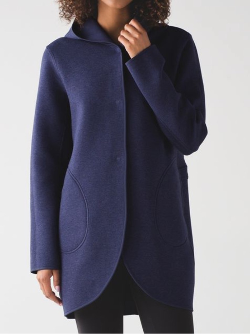Lululemon City Bound Wrap - Heathered Deep Indigo